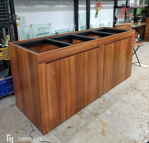 Chân tủ mdf ốp khung sắt hộp